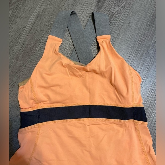 Lululemon Orange athletic tank - Picture 2 of 6